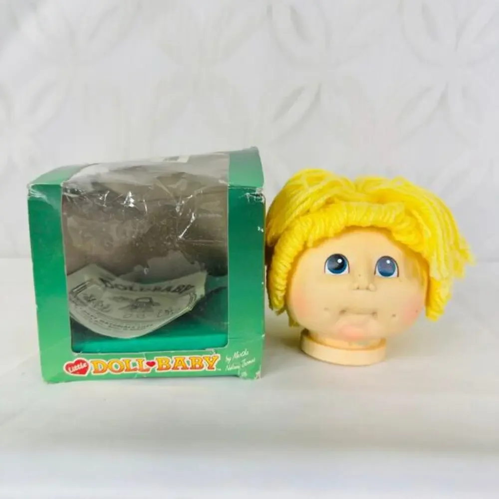 5 for $25| Original Doll Baby Doll‎ Head by Martha Nelson Blonde Ponytail